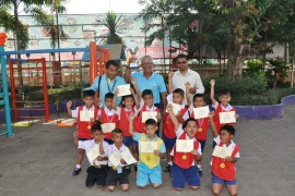 รับรางวัลฟุตบอล