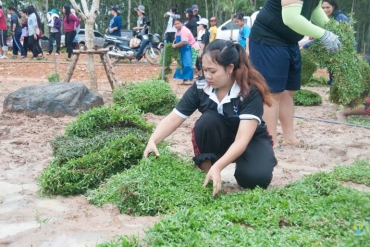 งานปลูกหญ้าสร้างสนามฟุตบอลแห่งใหม่ 03112561