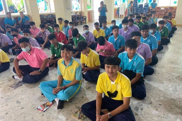 ค่ายธรรมะสัญจร เพื่อปลุกฝังคุณธรรม จริยธรรม และหลักคำสอนทางพระพุทธศาสนา ระดับมัธยม 2563