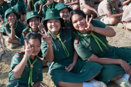 กิจกรรมค่ายลูกเสือและเนตรนารี ระดับ ม.2  28-01-2561