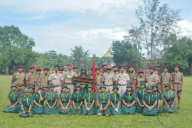พิธีเดินสวนสนามวันสถาปนาวันลูกเสือแห่งชาติ