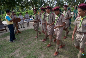 พิธีเดินสวนสนามวันสถาปนาวันลูกเสือแห่งชาติ 02072561