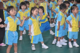 กิจกรรมเก่งดีมีสุข ระดับอนุบาล วันที่ 17 เดือนมกราคม 2558